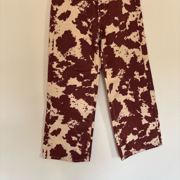 BDG Urban Outfitters Size 26 High & Wide Jean Cow Print - Picture 5 of 8